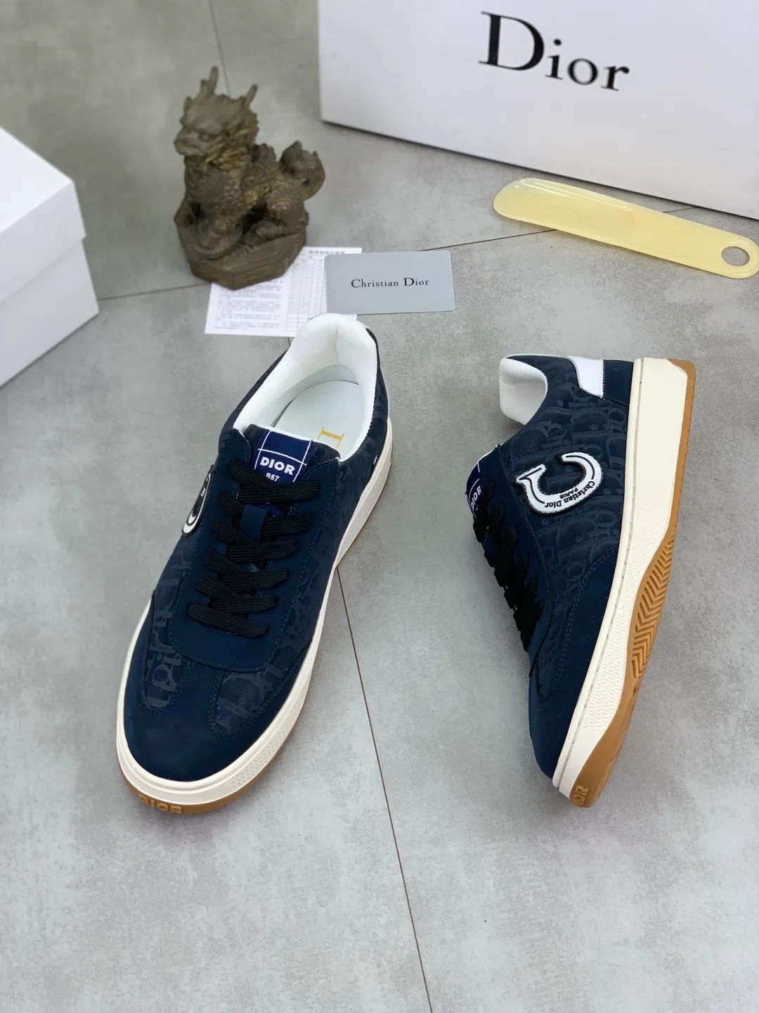 Men's Men's Shoes 💰P380 💰[New Style]🆘[Dior] 2025 Dior Original Lace-up Low-top Men's Shoes Classic casual shoes 🔥This model is the official flagship model with high quality and made by famous original designers. It is made of high-quality cowhide with original materials➕Comfortable and breathable mesh lining➕Pigskin insole. The perfect last shape and generous and fashionable design have attracted many consumers. Suitable for drivers to drive🚗. What you want is the highest quality in the market. Color: 4️⃣Color code number: 38--44 (45 customized)